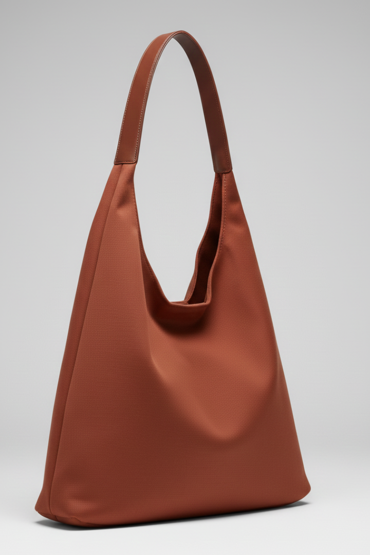 Novira | Women’s Shoulder Bag Single Strap – Wide Base Hobo Handbag, Matte Minimalist Tote