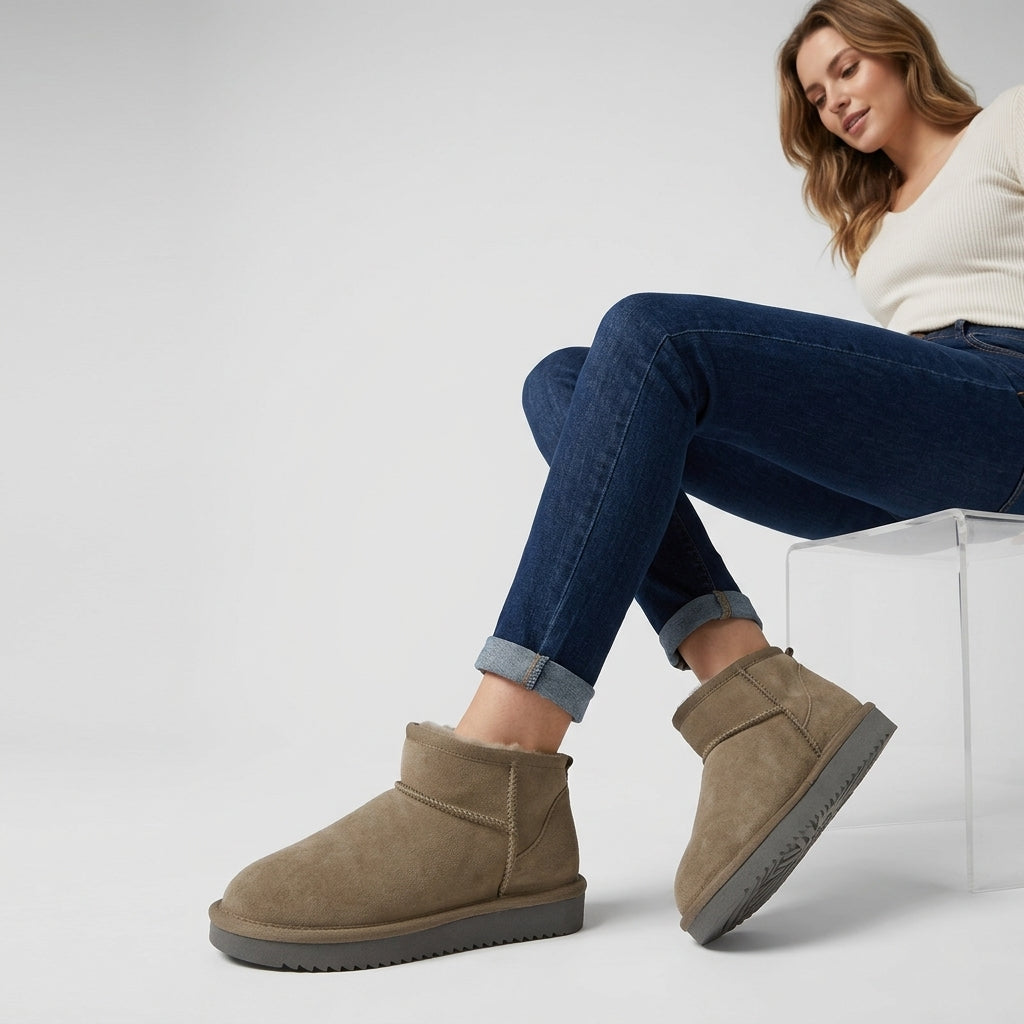 Oriella | Warm Women’s Ankle Boots – Lined Water-Repellent Ankle Boots