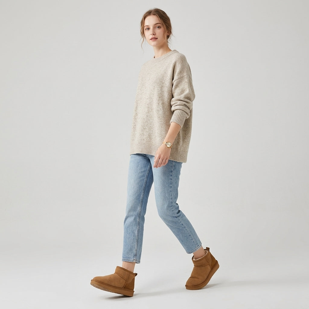 Oriella | Warm Women’s Ankle Boots – Lined Water-Repellent Ankle Boots