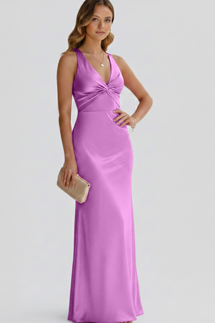 Prairie | Women’s Sleeveless Maxi Dress, Deep V-Neck, Full-Length Dress