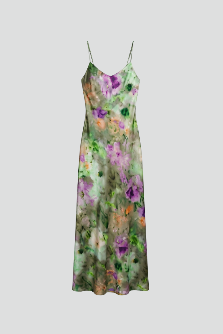 Priya | Women’s Sleeveless Maxi Dress – Printed Long Summer Dress