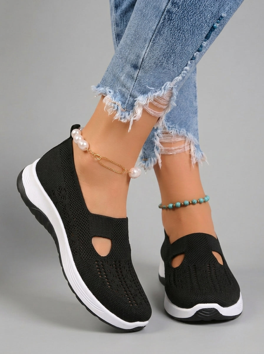 Ruelle | Women’s Orthopedic Walking Shoes – Breathable Knitted Mesh Upper