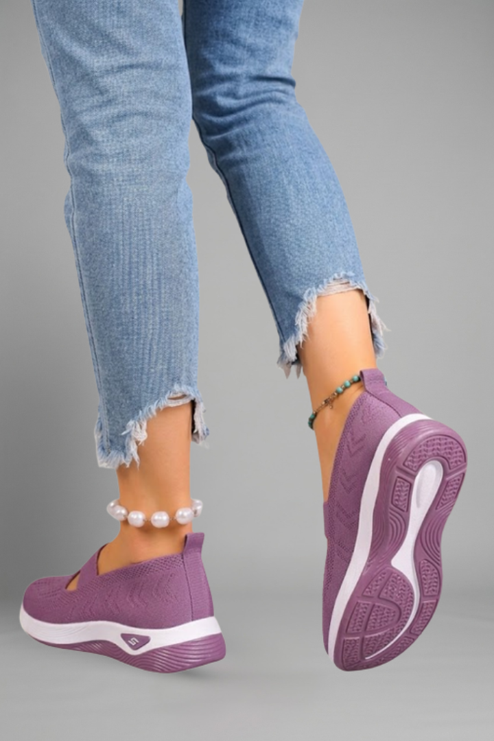 Ruelle | Women’s Orthopedic Walking Shoes – Breathable Knitted Mesh Upper