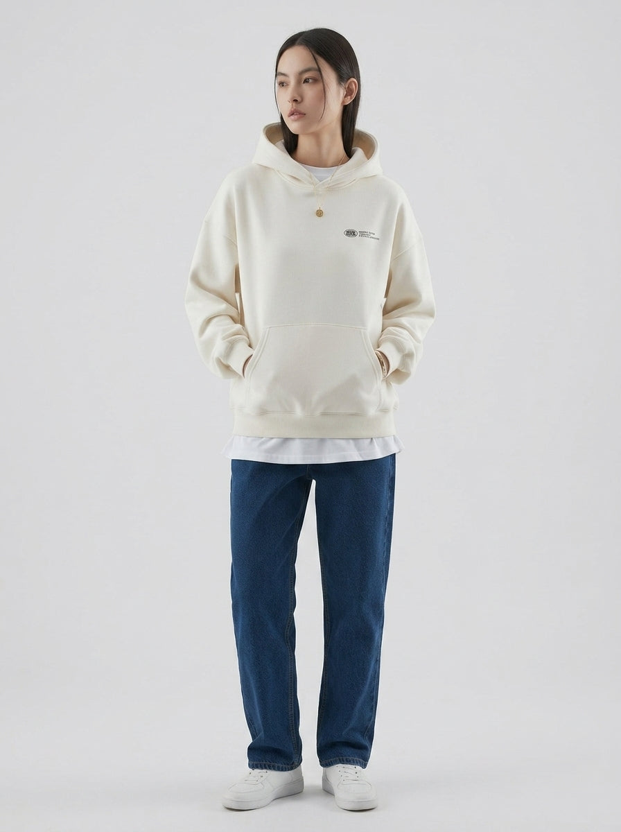 Thelissa | Women’s Pullover Hoodie – Front Chest Print, Long Sleeve, Spacious Hood