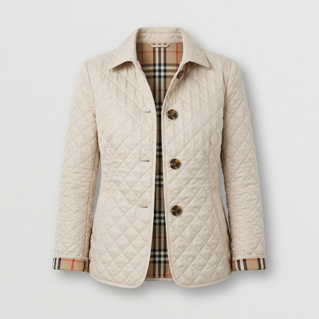Undine | Quilted Women's Jacket – Mid-Season Jacket with Collar