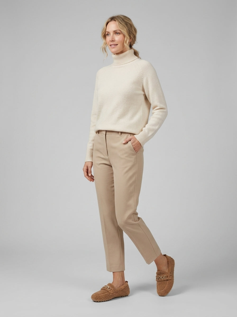 Valerielle | Women’s Leather Loafers – Fleece-Lined Slip-On Shoes