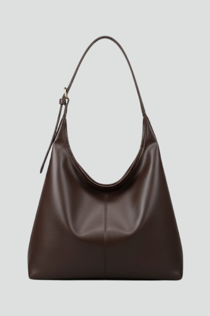 VelaBag | Women’s Faux Leather Tote Bag – Large Capacity Shopper Bag with Zip Closure