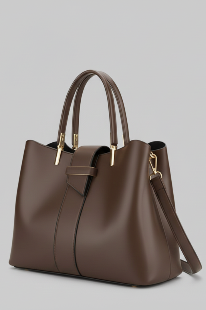 Velyra | Women’s Structured Shoulder Bag with Top Handles & Detachable Strap – Crossbody Handbag