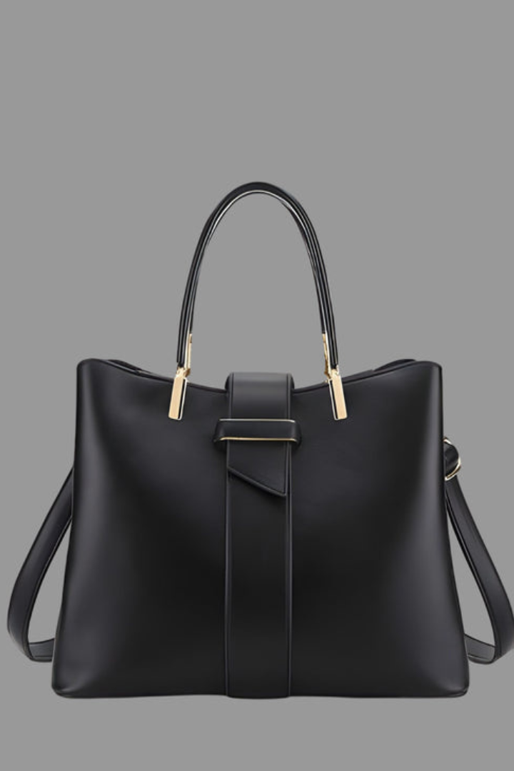 Velyra | Women’s Structured Shoulder Bag with Top Handles & Detachable Strap – Crossbody Handbag