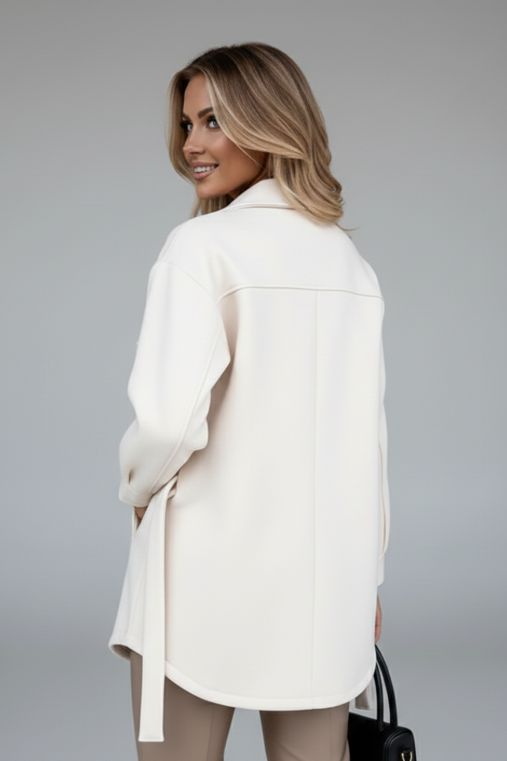 Women Jacket with Buttons and Chest Pockets