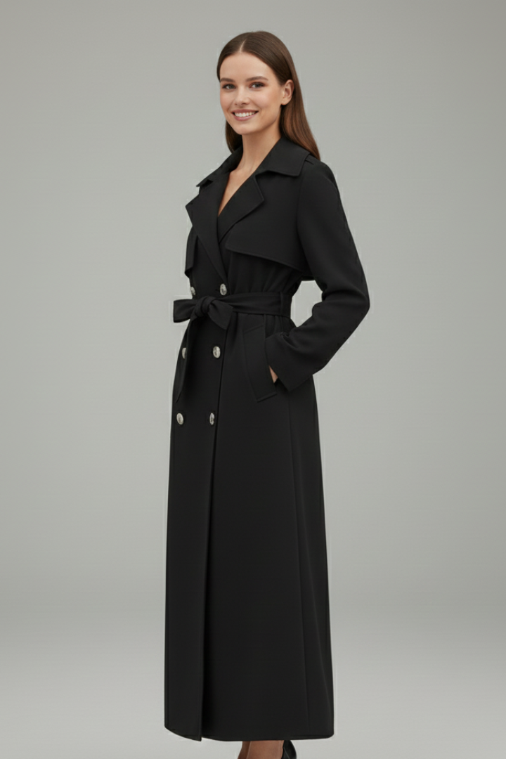 Olivia | Elegant Women’s Long Trench Coat