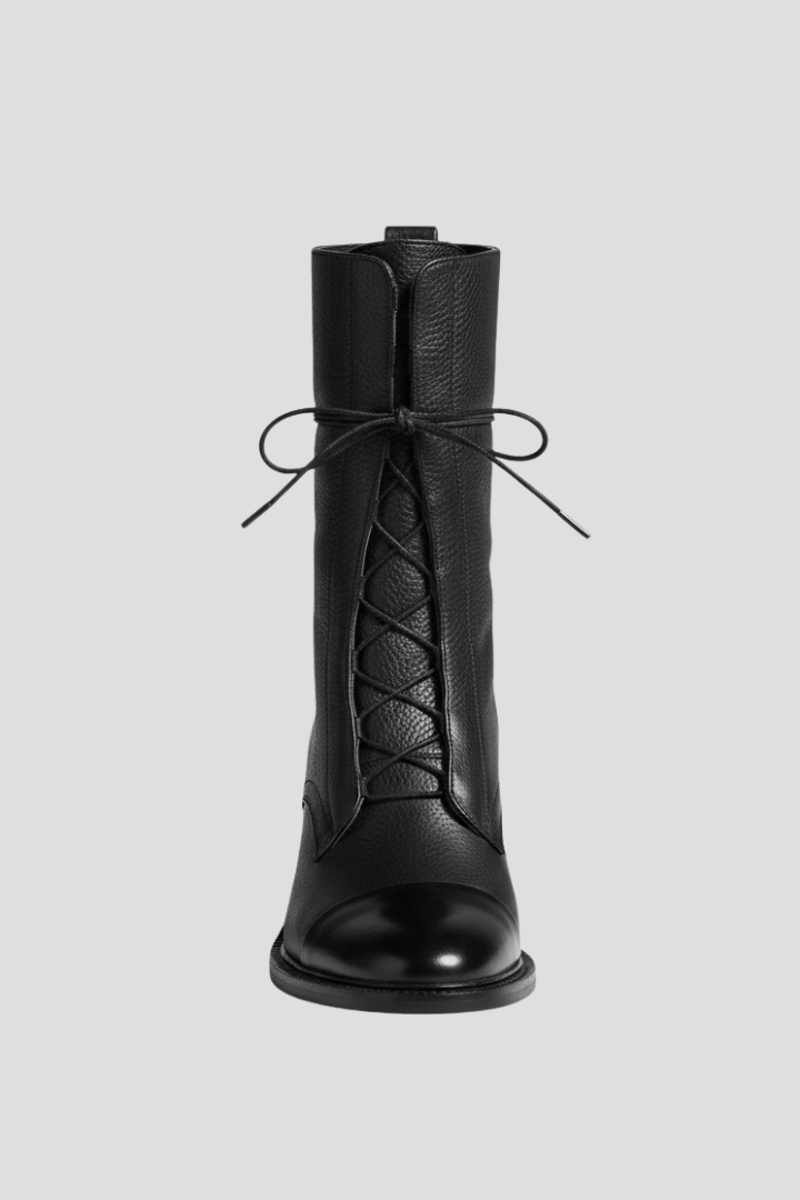 Perry | Women's Lace-Up Boots - Comfortable Ankle Boots with Block Heel