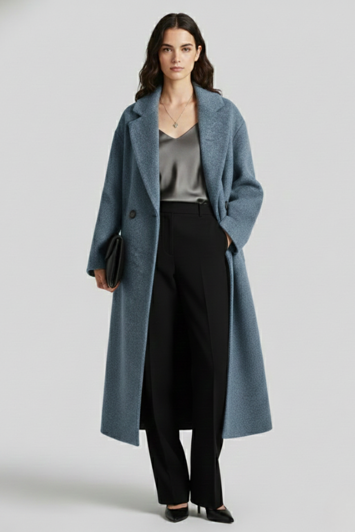 Harper | Oversized Women’s Coat with Classic Lapel