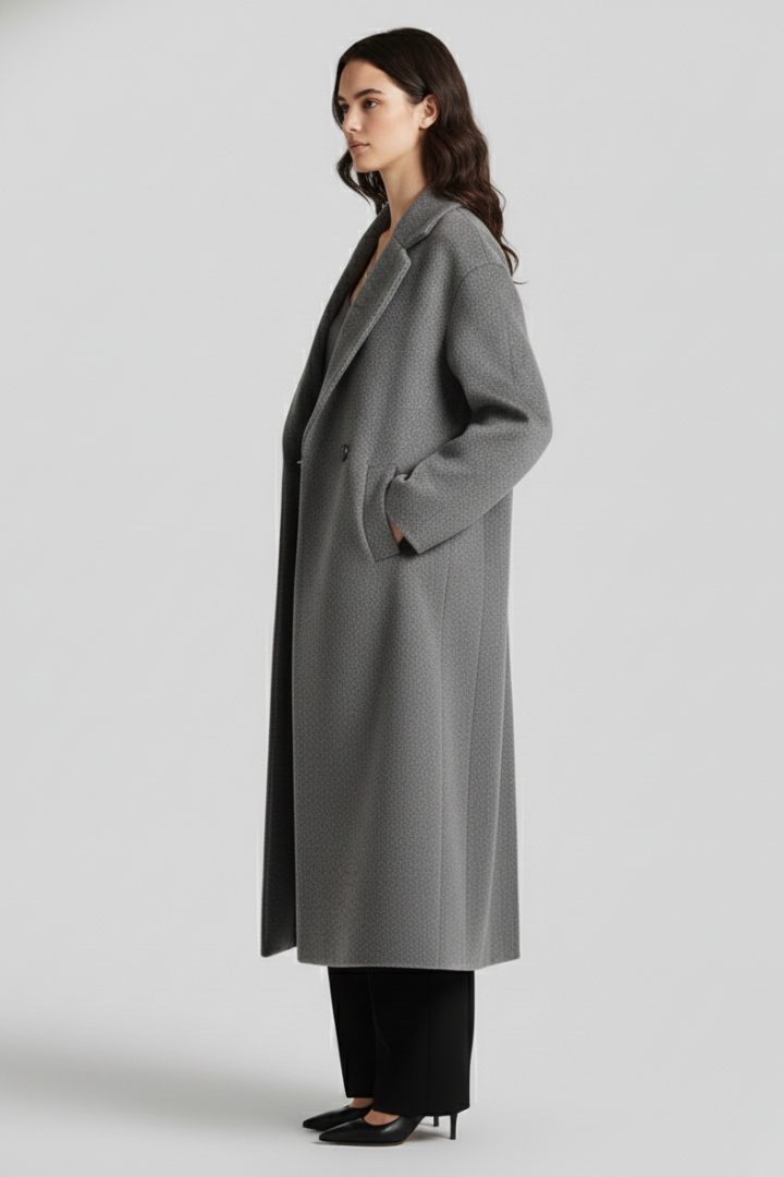 Harper | Oversized Women’s Coat with Classic Lapel