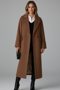 Lillian | Women’s Long Coat with Notched Lapel