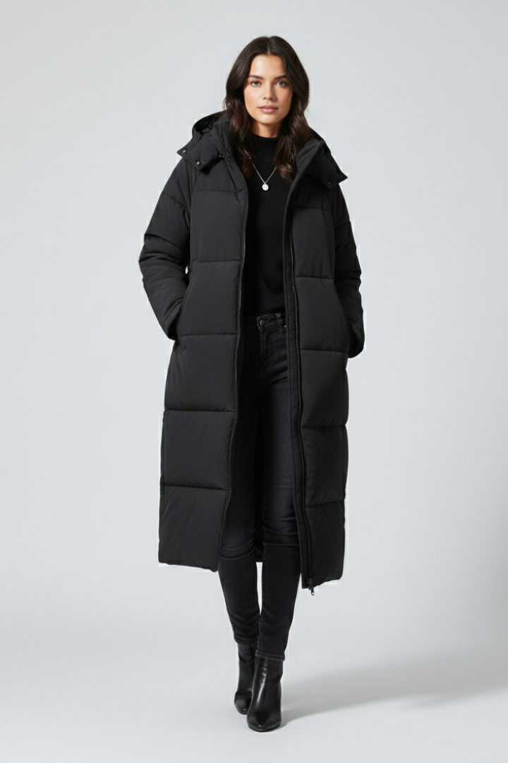 Savannah | Women’s Long Puffer Jacket with Hood