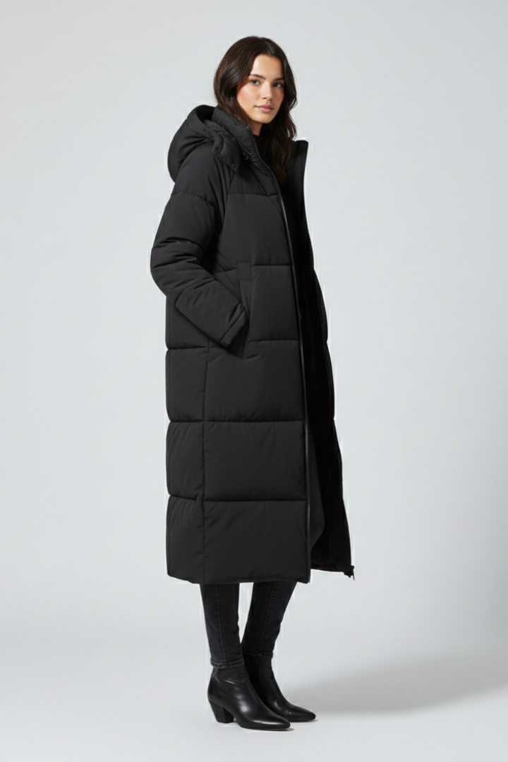 Savannah | Women’s Long Puffer Jacket with Hood
