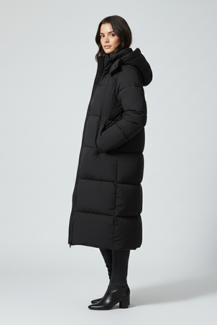 Savannah | Women’s Long Puffer Jacket with Hood