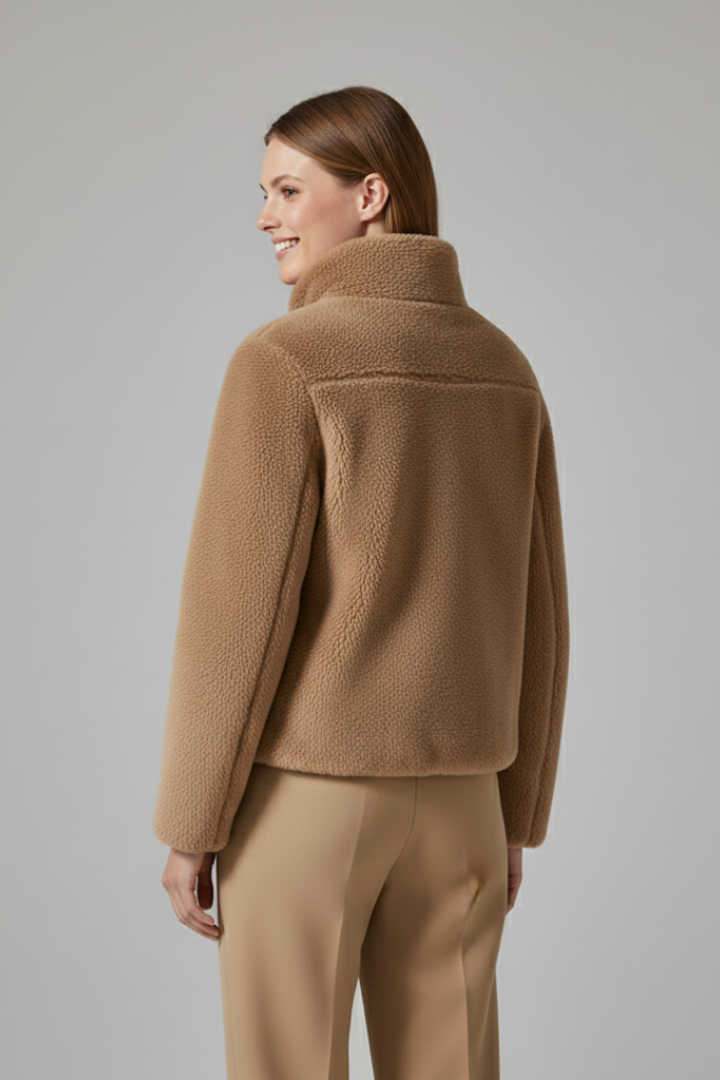 Scarlett | Women’s Teddy Jacket with Zip and Drawstring