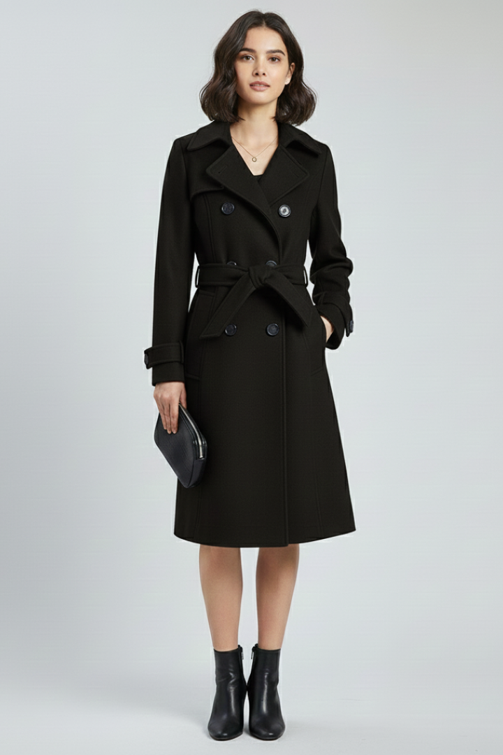 Isabella | Women’s Trench Coat with Belted Waist