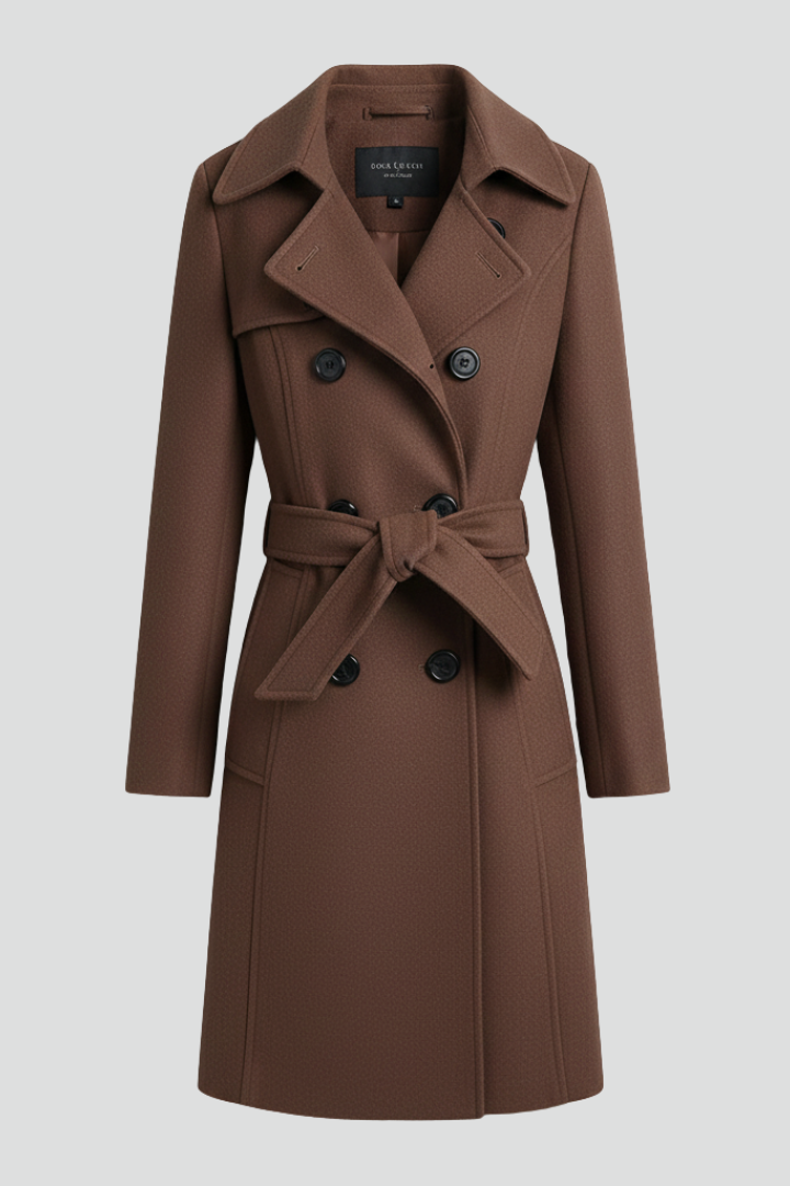 Isabella | Women’s Trench Coat with Belted Waist