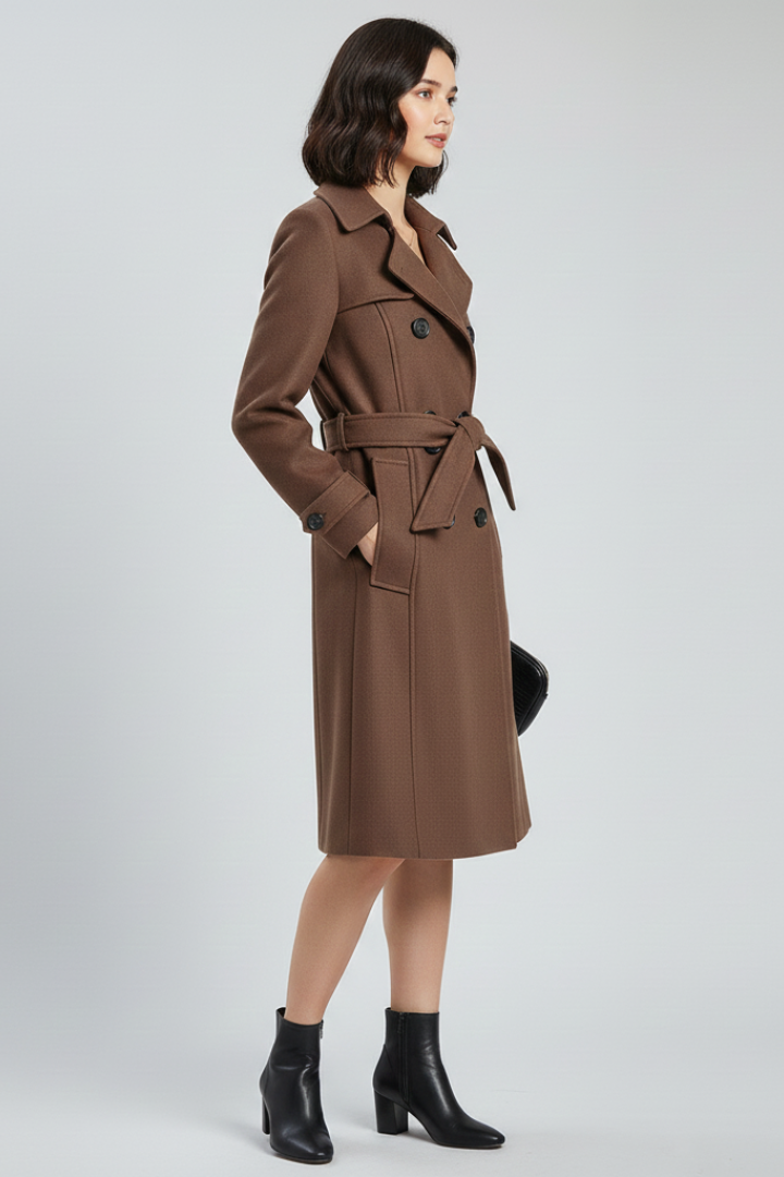 Isabella | Women’s Trench Coat with Belted Waist