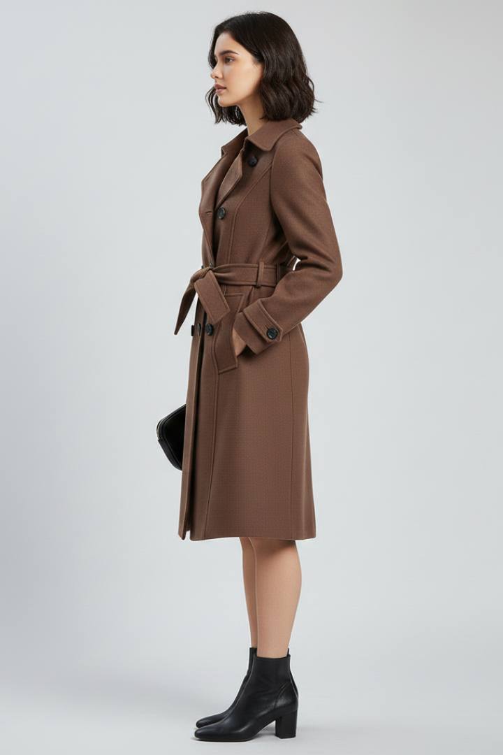 Isabella | Women’s Trench Coat with Belted Waist
