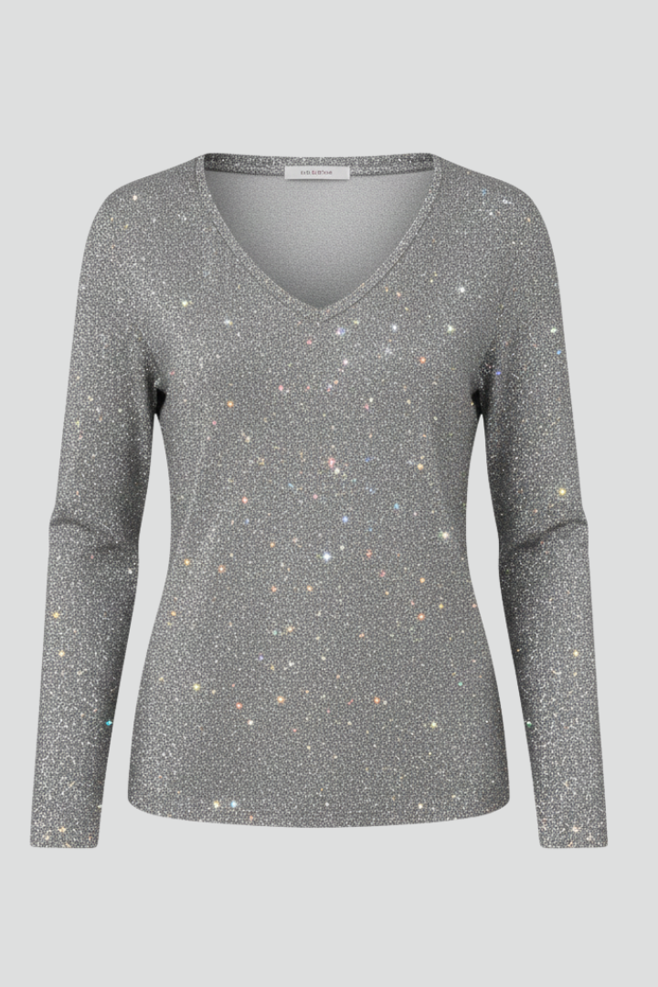 Aurora | Elegant Women’s V-Neck Sweater with Sequins
