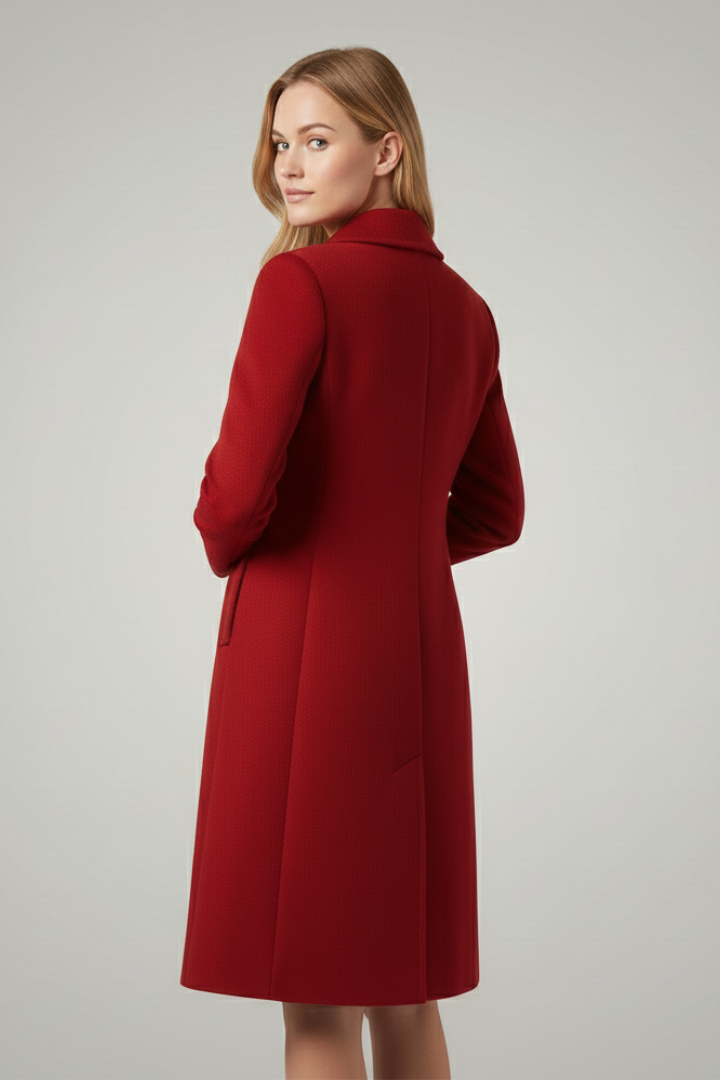 Aria | Structured Women’s Wool Double-Breasted Coat