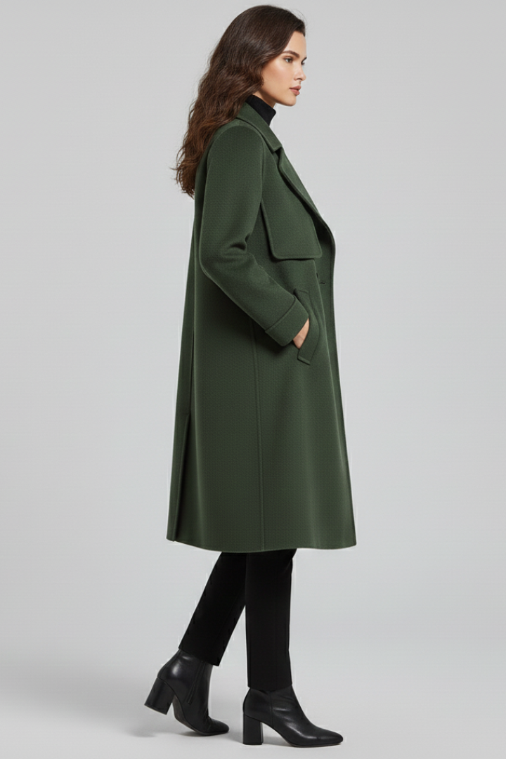 Grace | Women’s Trench Coat with Lapel Notched Collar