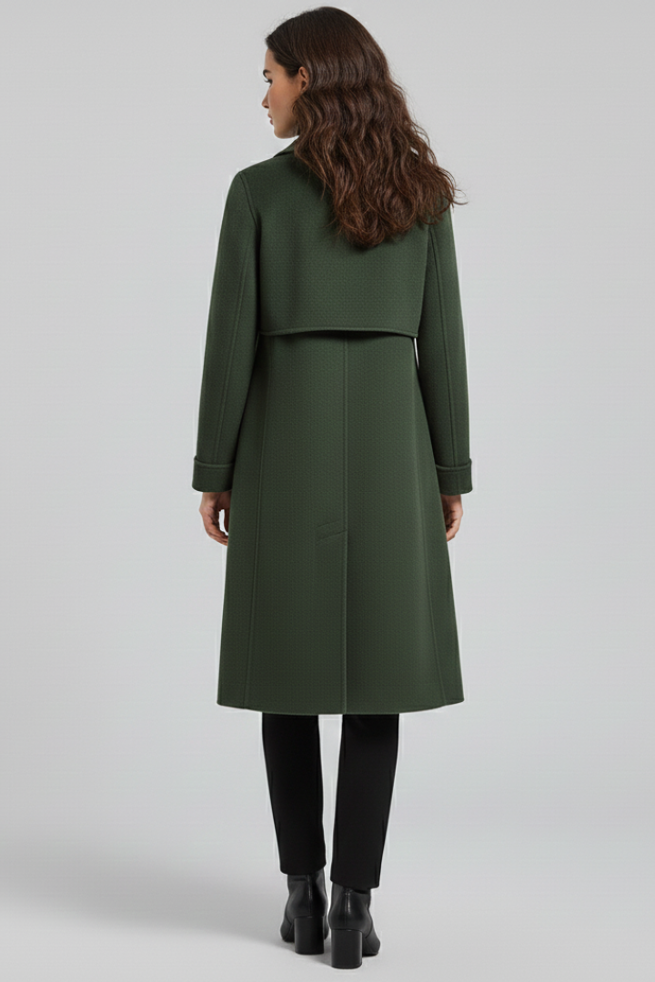 Grace | Women’s Trench Coat with Lapel Notched Collar